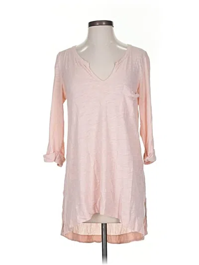 Pre-owned Pure And Good 3/4 Sleeve T-shirt In Pink