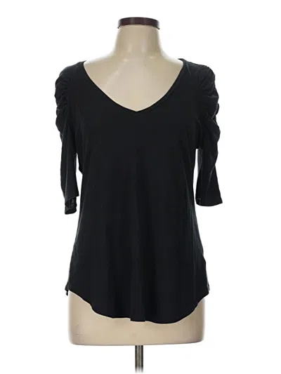 Pre-owned Pure And Good 3/4 Sleeve T-shirt In Black