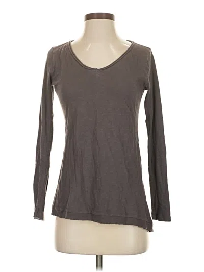 Pre-owned Pure And Good 3/4 Sleeve T-shirt In Gray