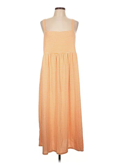 Pre-owned Pure And Good Casual Dress In Orange