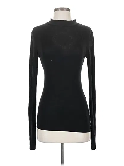 Pre-owned Pure And Good Long Sleeve Top Black Turtleneck Tops