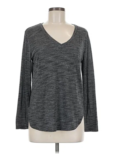Pre-owned Pure And Good Long Sleeve T-shirt In Gray