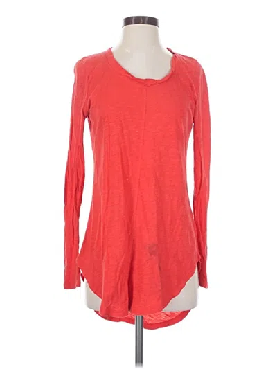 Pre-owned Pure And Good Long Sleeve T-shirt In Red