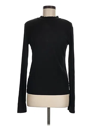 Pre-owned Pure And Good Long Sleeve Turtleneck In Black