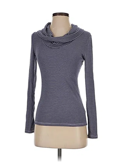 Pre-owned Pure And Good Long Sleeve Turtleneck In Blue