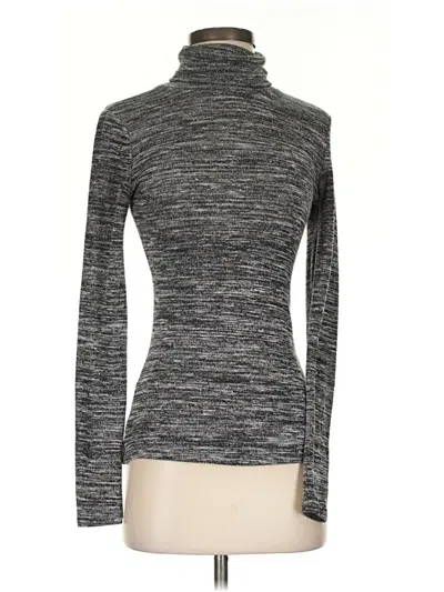 Pre-owned Pure And Good Long Sleeve Turtleneck In Gray