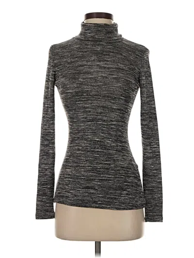 Pre-owned Pure And Good Long Sleeve Turtleneck In Gray
