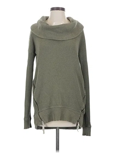 Pre-owned Pure And Good Long Sleeve Turtleneck In Green