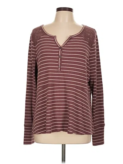 Pre-owned Pure And Good Pullover Sweater In Burgundy