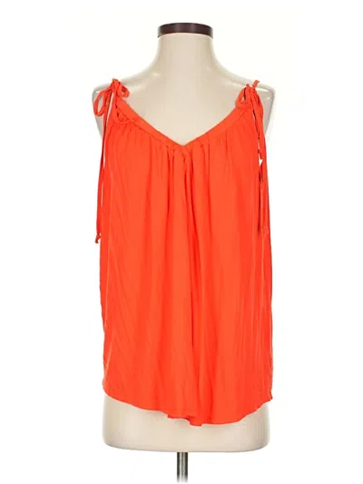 Pre-owned Pure And Good Sleeveless Blouse In Orange