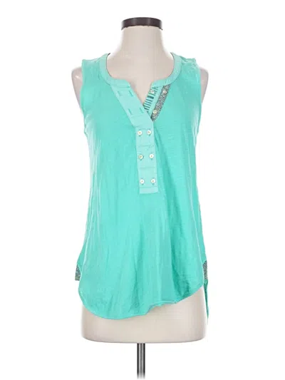 Pre-owned Pure And Good Sleeveless Blouse In Teal