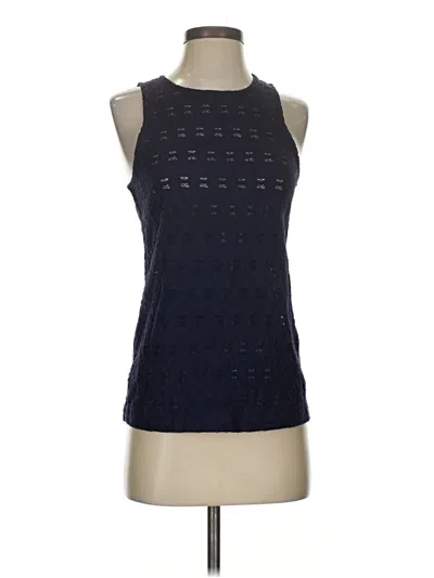 Pre-owned Pure And Good Sleeveless Top Blue Halter Neckline Tops