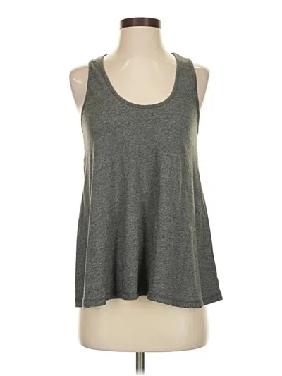 Pre-owned Pure And Good Tank Top Gray Halter Neckline Tops