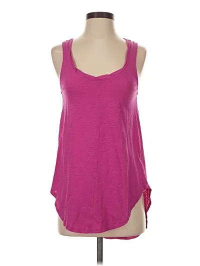 Pre-owned Pure And Good Tank Top Pink Halter Neckline Tops