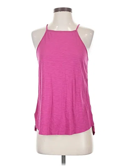 Pre-owned Pure And Good Tank Top Pink Halter Neckline Tops