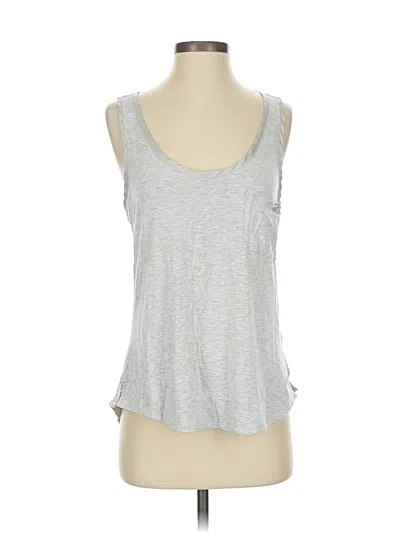 Pre-owned Pure And Good Tank Top Silver Strapless Neckline Tops