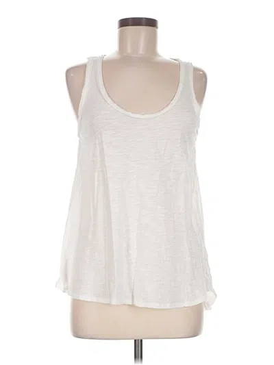 Pre-owned Pure And Good Tank Top White Halter Neckline Tops