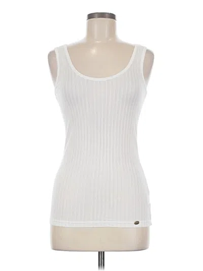 Pre-owned Pure And Good Tank Top White Strapless Neckline Tops