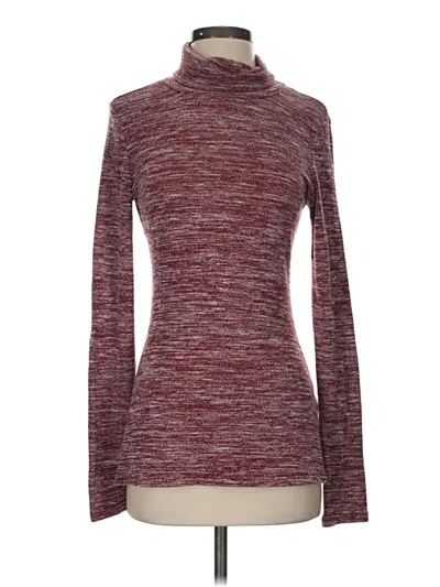 Pre-owned Pure And Good Turtleneck Sweater In Burgundy