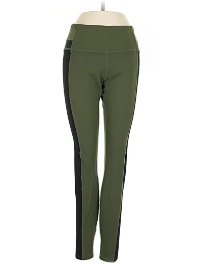 Pre-owned Pure Barre Active Pants In Green
