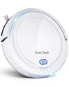 Pure Clean Robot Vacuum Cleaner In White