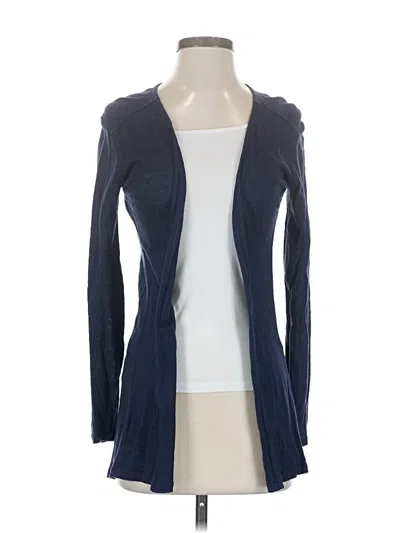 Pre-owned Pure Collection Cardigan Sweater In Blue