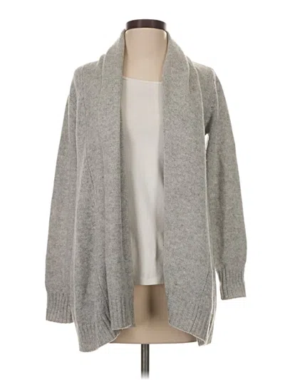 Pre-owned Pure Collection Cardigan Sweater In Gray
