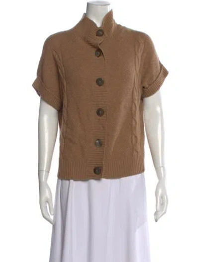 Pre-owned Pure Collection Cashmere Crew Neck Sweater In Neutral