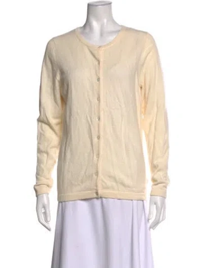 Pre-owned Pure Collection Cashmere Crew Neck Sweater In Neutrals