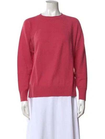 Pre-owned Pure Collection Cashmere Crew Neck Sweater W/ Tags In Pink