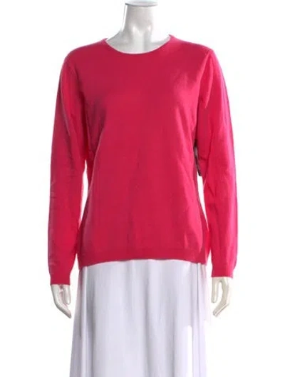 Pre-owned Pure Collection Cashmere Crew Neck Sweater W/ Tags In Pink