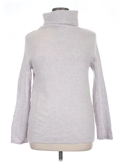 Pre-owned Pure Collection Cashmere Pullover Sweater In Gray
