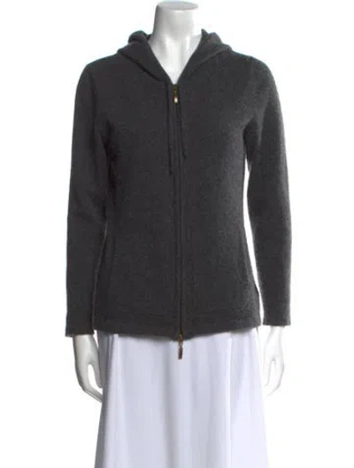 Pre-owned Pure Collection Cashmere Sweater In Gray