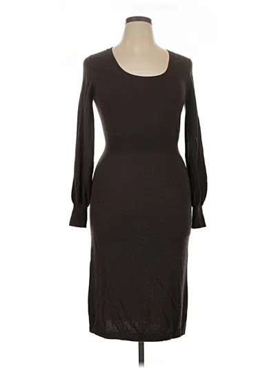 Pre-owned Pure Collection Casual Dress In Brown