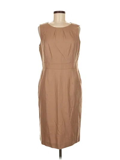 Pre-owned Pure Collection Casual Dress In Tan