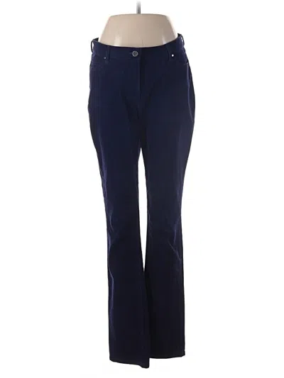 Pre-owned Pure Collection Casual Pants In Blue