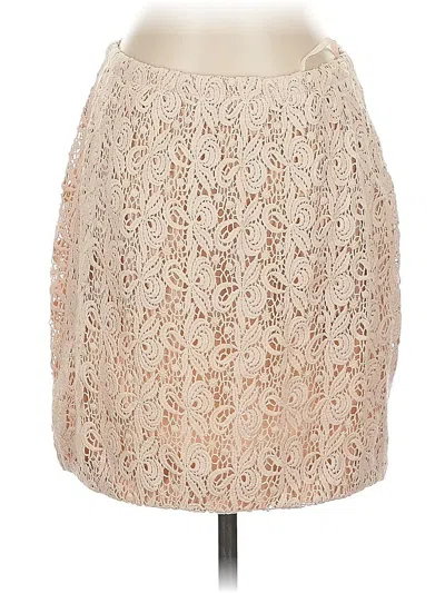 Pre-owned Pure Collection Casual Skirt In White