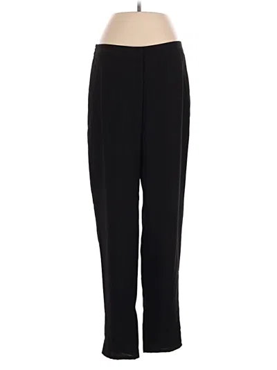 Pre-owned Pure Collection Dress Pants In Black