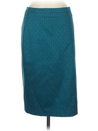 Pre-owned Pure Collection Formal Skirt In Blue