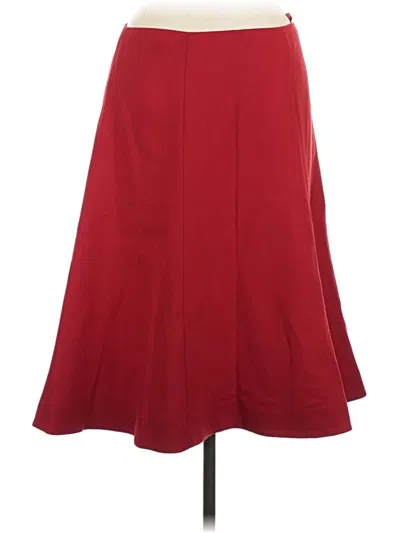 Pre-owned Pure Collection Formal Skirt In Red