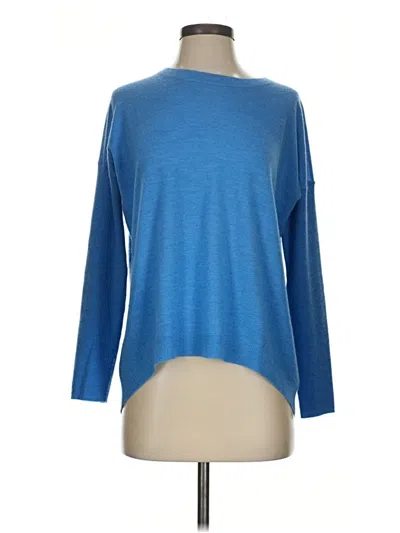 Pre-owned Pure Collection Pullover Sweater In Blue