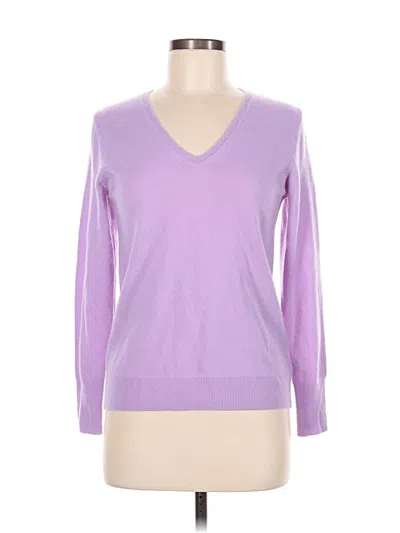 Pre-owned Pure Collection Pullover Sweater In Purple