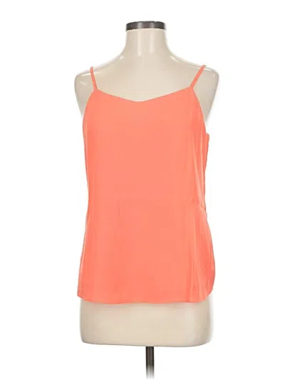Pre-owned Pure Collection Sleeveless Top Orange Sweetheart Neckline Tops