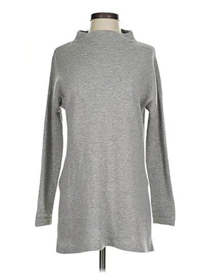 Pre-owned Pure Collection Turtleneck Sweater In Gray