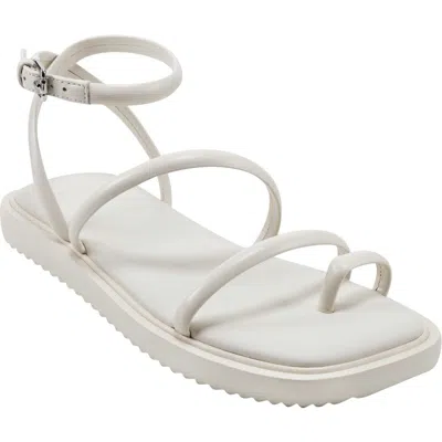 Pure Donna Karan Allie Strappy Sandal In Off White