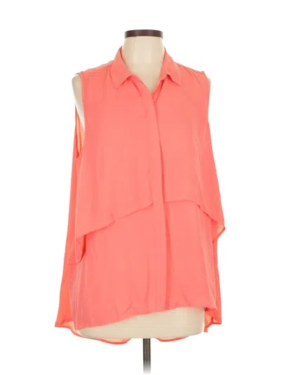 Pre-owned Pure Energy Sleeveless Blouse In Orange