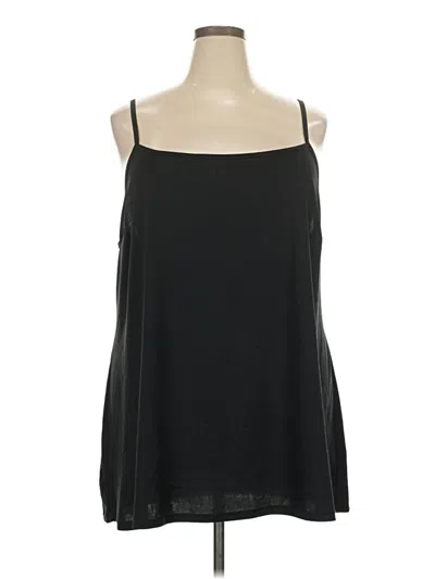 Pre-owned Pure Energy Tank Top Black Strapless Neckline Tops