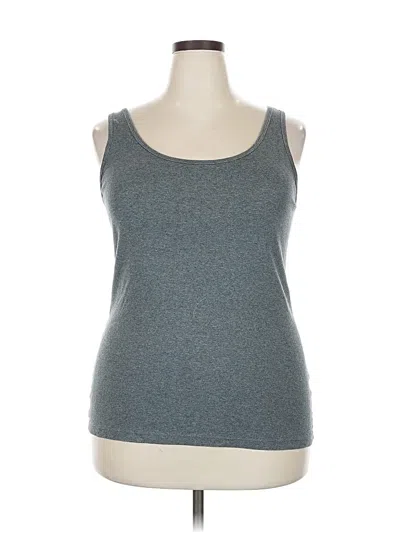 Pre-owned Pure Energy Tank Top Gray Strapless Neckline Tops
