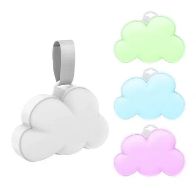 Pure Enrichment Baby Cloud Portable Sound Night Light In White