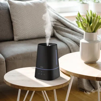Pure Enrichment Hume 3.7l Cool Mist Ultrasonic Tabletop Humidifier 300 Sq. Ft. In Black